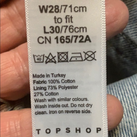 TOPSHOP Editor destroyed rigid straight leg - Picture 10 of 10